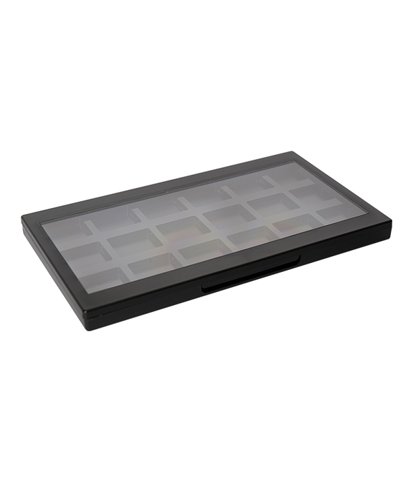 HN3473-Privata label eyeshadow palette packaging box pulveris